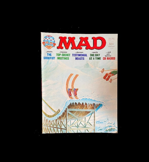 Vintage Mad Magazine, April 1977 Issue Mad Magazine, Alfred