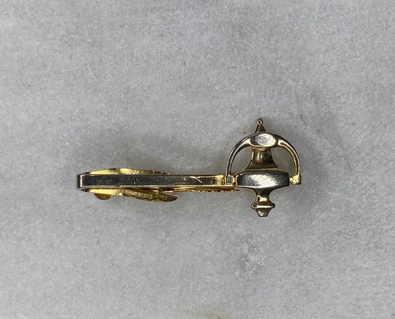 70s Door Knocker Tie Clip, Vintage Tie Clip, Hick… - image 2