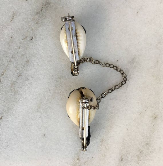 Vintage Scatter Pins, 1950's, Painted Sea Shell Fish,… Gem