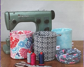 Fat Quarter Pop-Up Container Kit: Fabric Storage with Spring