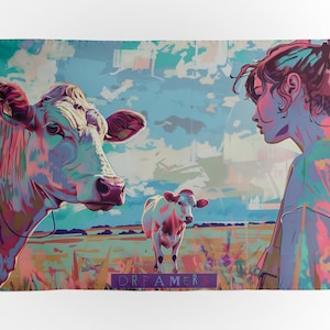 WALL DECOR Trendy Wall Art, Cute Tapestry, Wall Tapestry, Size Options