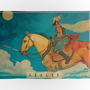 WALL TAPESTRY Rustic Home Decor, Medieval Tapestry, Cultural Tapestry, Size Options
