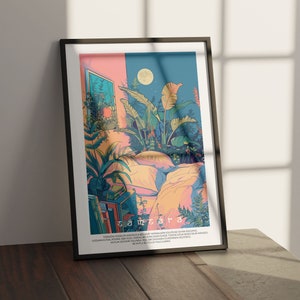 Art mural moderne et vibrant, impression encadrée colorée pour toutes les pièces, options de cadre et de taille