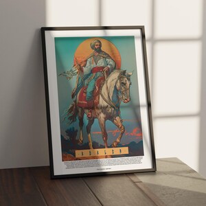 Medieval Framed Artwork, Home Dorm Decor Wall Rare Art