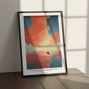 Modern Art Print, Office Decor, Home Decor, Size and Frame Options