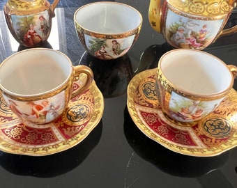 royal vienna miniature tea set