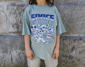 T-shirt divertente Disney Mickey Kids, maglietta per bambini in cotone personalizzata, camicia per bambini