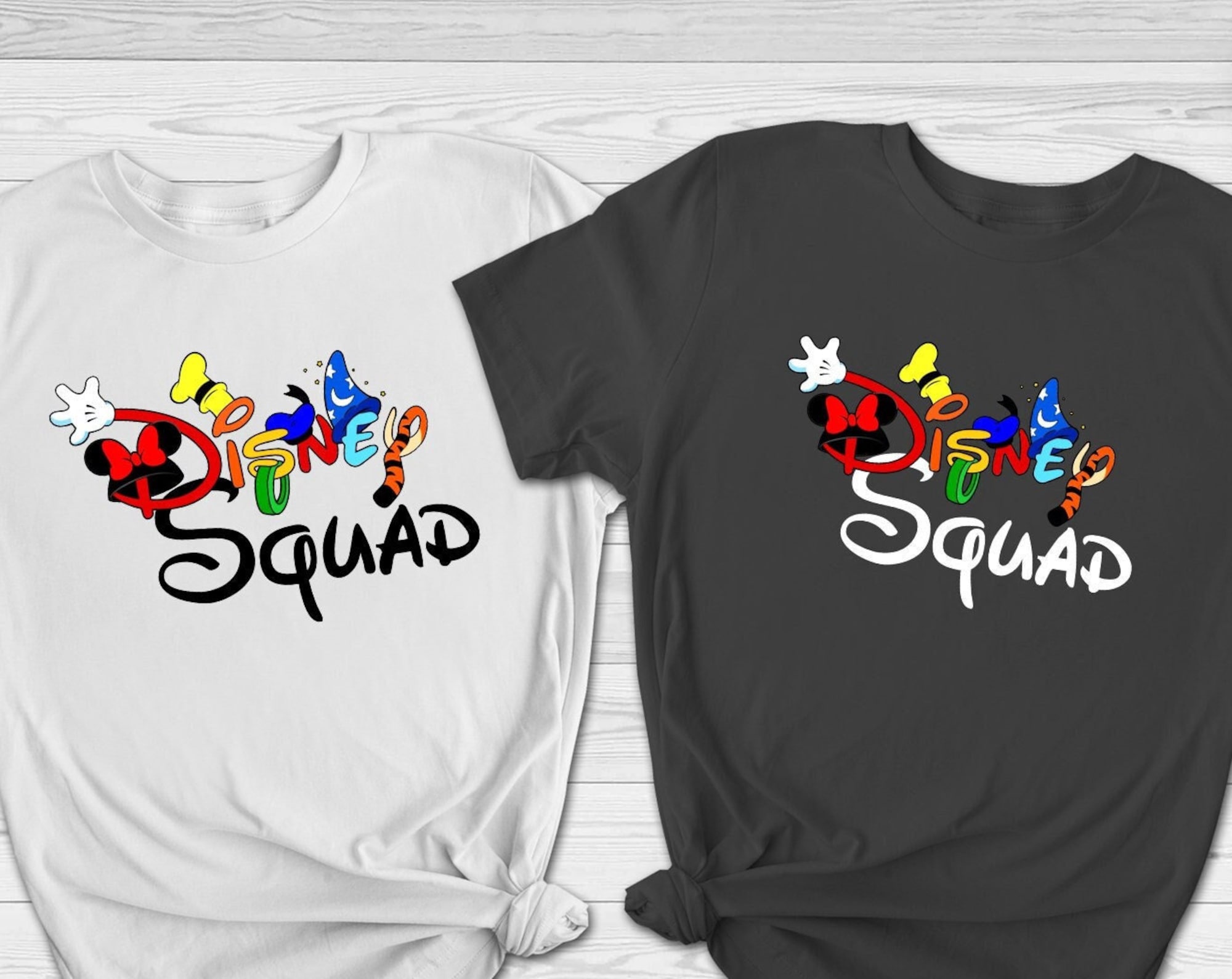 Discover Disney Vacation Familien Disney Squad T-Shirt