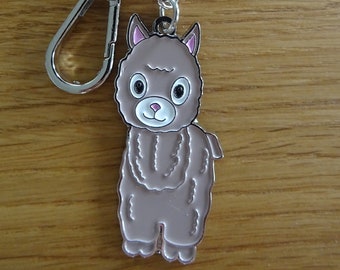 Keychain Alpaca pendant for keys