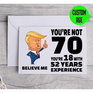 Funny 70th Birthday Card - 70th Birthday Card - Funny 70th Birthday Gift - 70th Birthday Gift - Custom Birthday Card