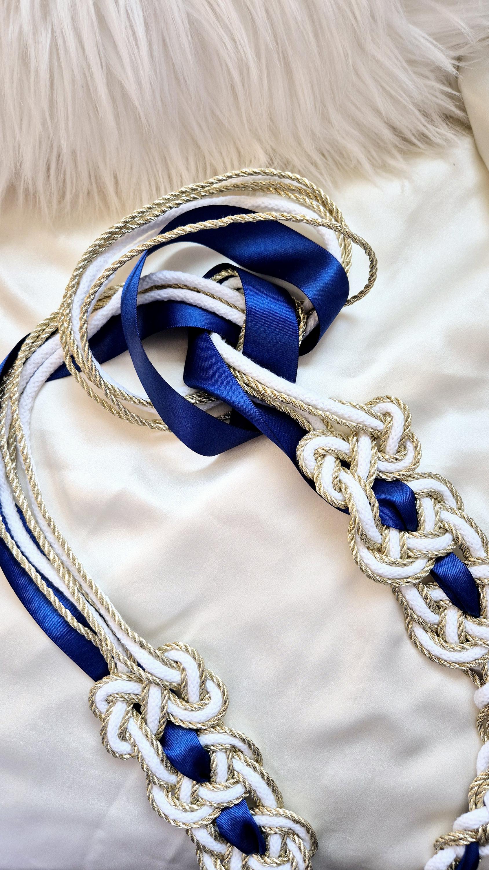 Celtic Rope Ribbon Handfasting Cord: Celtic Knot, Silk Ribbon & Organic Cotton - Etsy