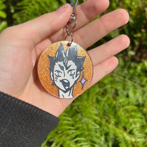 Anime Noya Glitter Keychain