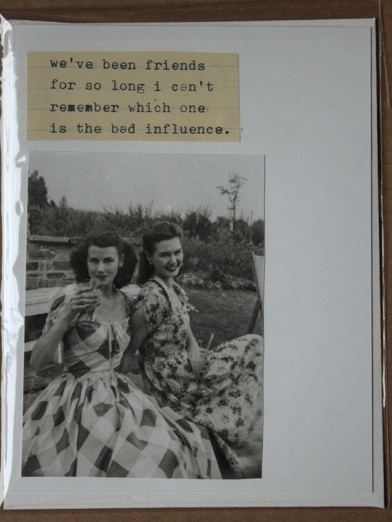 Items similar to bad influence card bundle on Etsy(08)