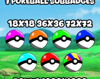 7 Pokeball-Subbadges für Twitch