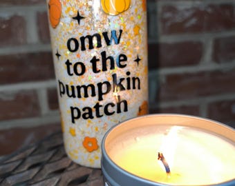 Pumpkin Patch *GLASS* Snowglobe Tumbler