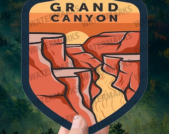 Grand Canyon Aufkleber Arizona Nationalpark, Wandern, Reisen