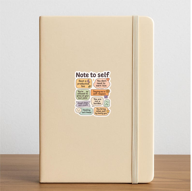 Mental Health Affirmation Sticker Self-care Vinyl Decal - Etsy