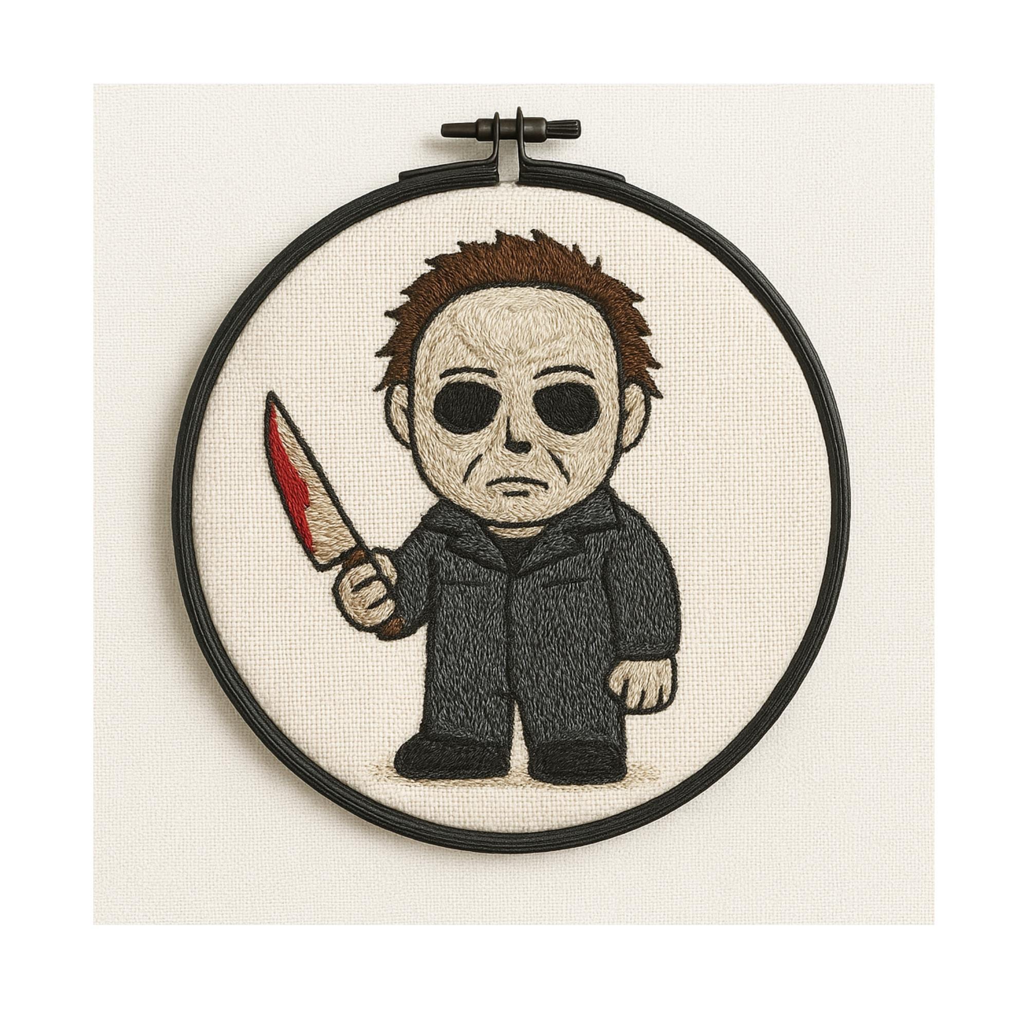 Kawaii Myers Embroidery Pattern: Slasher Horror Needlework (digital ...