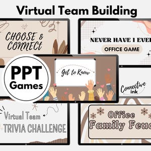 Virtual Team Building Games: PowerPoint Icebreakers (Digital Download)