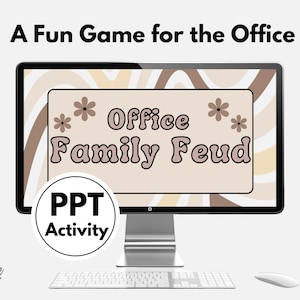 Office Family Feud Game: Team Building PowerPoint (Digital Download)