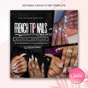 Nail Flyer DIY Nail Tech Flyer Nail Special Deal Flyer Nail Flyer Bookings Nail Tech Booking Flyer Nail Book Now DIY Nail Deal Booking Flyer