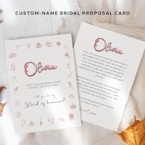 Cartão de pedido de madrinha, modelo de proposta de noiva, modelo de cartão personalizado para madrinha, cartão de madrinha de casamento, nome personalizado, proposta de madrinha de honra