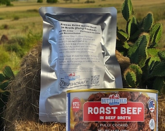 Gefriergetrocknetes Roastbeef von Butterfield Farms in Brühe *Wird individuell an Ihr Unternehmen angepasst*