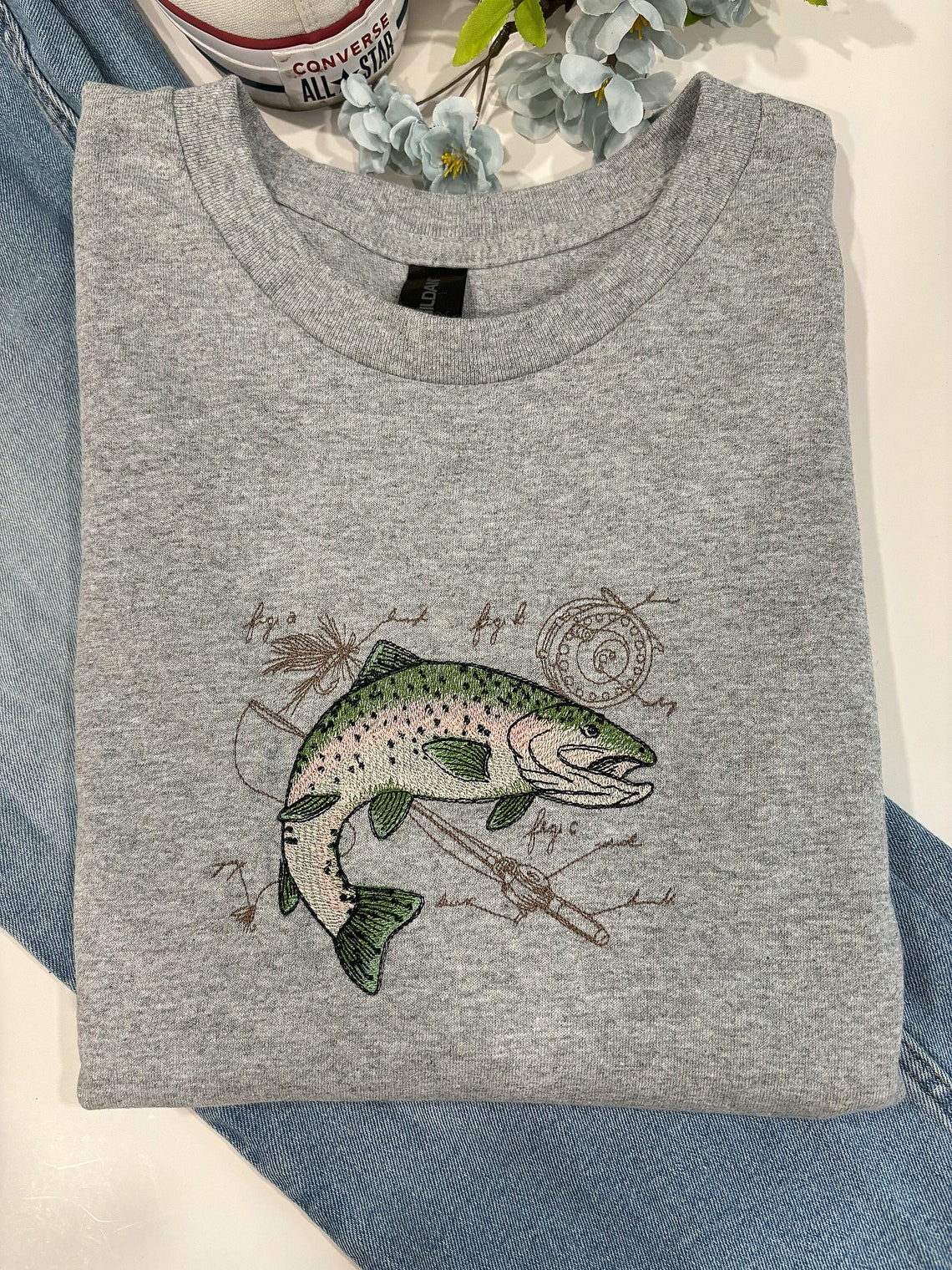 Trout Applique T-Shirt main image 0