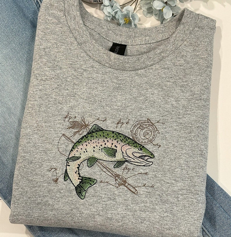 Trout Applique T-Shirt main image 1