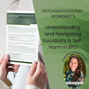Att förstå och hantera självmordstankar och självskadebeteende vid borderline personlighetsstörning