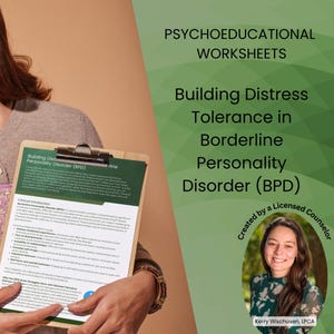 Building Distress Tolerance in Borderline Personality Disorder (BPD)