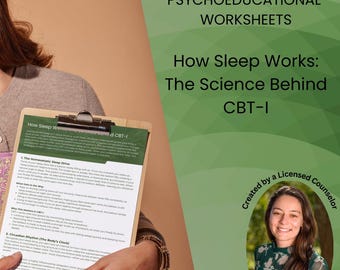 睡眠の仕組み：CBT-I心理教育ワークシートの背後にある科学