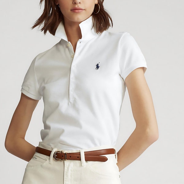 Ralph Lauren Polo - 5 Button Women's Top, Casual Chic, Perfect Gift for Her, Fashionable Everyday Wear