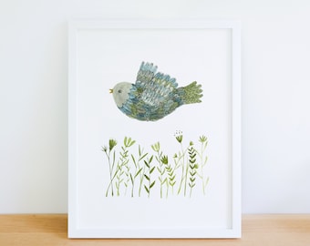 Flying - Bird Art Print