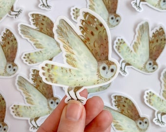 Magical Owl Matte Vinyl Sticker
