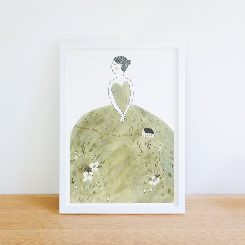 The Meadow Dress art print image 1