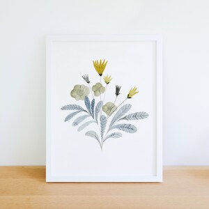 Botanical illustration - Bouquet - archival art print