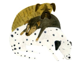 Custom Pet Portrait - original illustration of your pet - pet portrait commission