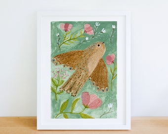 Vlucht - Bird Art Print