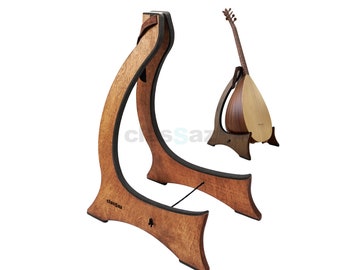 Ständer für Baglama, Saz, Bouzouki, Mandoline, Türkische Gitarre, Banjo, Cümbüs, Shamisen, Aserbaidschanische Tar, Tembur, Tambur