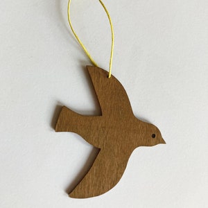 Wooden Bird Ornament