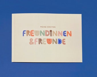 Friendship Book, My First Friends, German