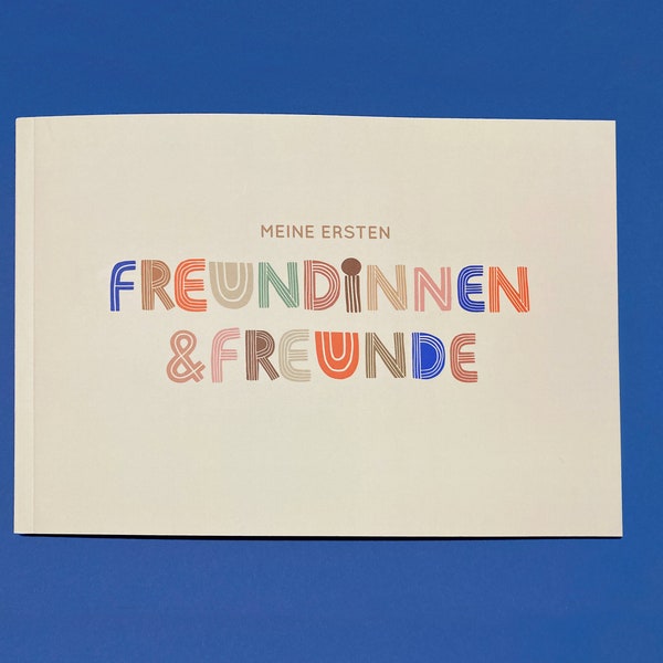 Friendship Book, My First Friends, German