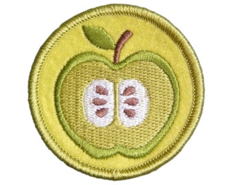 apple iron-on patch