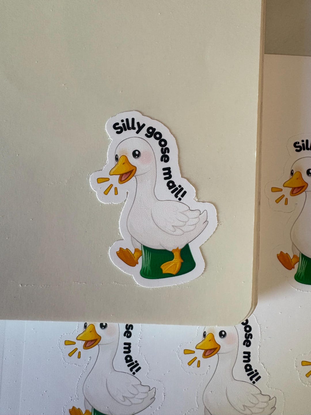 Goose Envelope Silly Goose Happy Mail Stickers | 1.5” Envelope Mailing Stickers - Etsy
