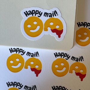 Smiley Potato Happy Mail Stickers | 1.5” Envelope Mailing Stickers