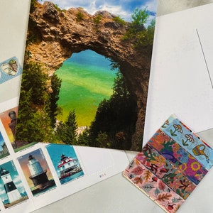 Mackinac Island, Michigan, Stati Uniti Cartolina fotografica di posizione