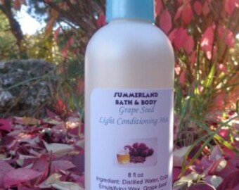 8 fl oz Grape Seed Conditioning Mist, Light for Fine and Oily Hair, Floral, Herbal, Mint, Warm/Earthy/Woodsy, Holiday