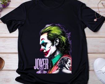 Joker graphic uniseks T-shirt, vrijetijdskleding, cadeau voor fans