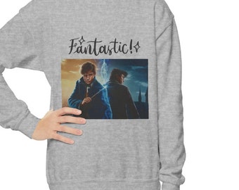 Harry Potter sweatshirt, Youth Crewneck Sweatshirt, Harry potter ,Fantastic beasts, movie sweatshirts , teenagers sweatshirt , magic tsh